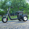 Poderoso triciclo elétrico 6000w motor duplo velocidade máxima 55-60km/h carga máxima 250kg para adultos idosos deficientes scooter ao ar livre